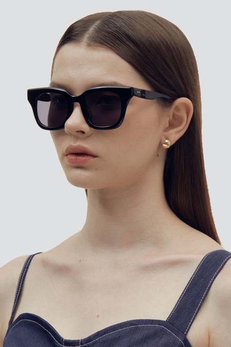 Unisex Projekt Produkt Acetate Sunglasses - Black
