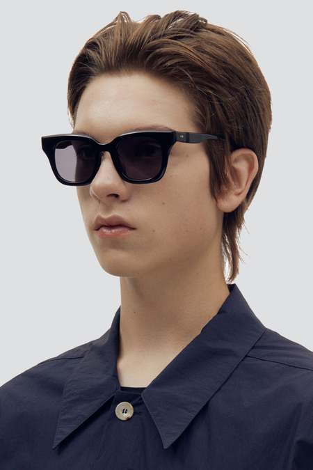 Unisex Projekt Produkt Acetate Sunglasses - Black