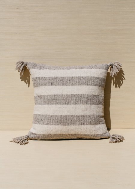 Territory Ancho Stripe Pillow - Grey