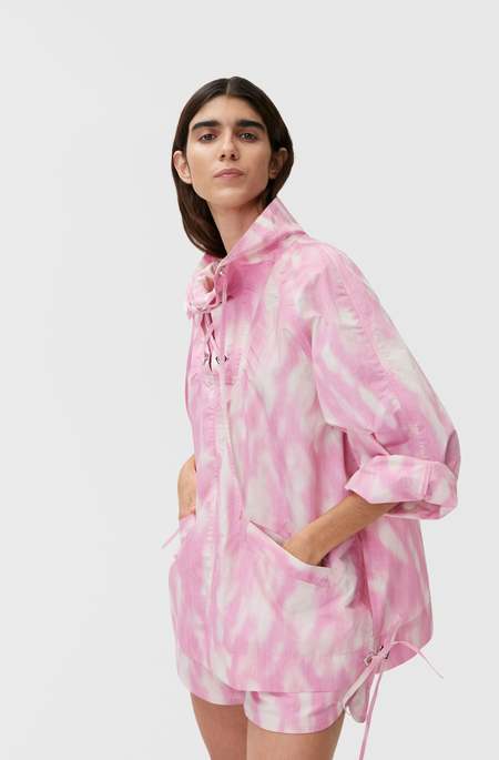 Ganni Anorak coat - Dreamy Daze Phlox Pink
