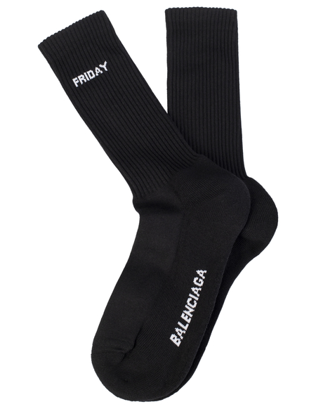 Balenciaga 7 Days Pack Socks - black