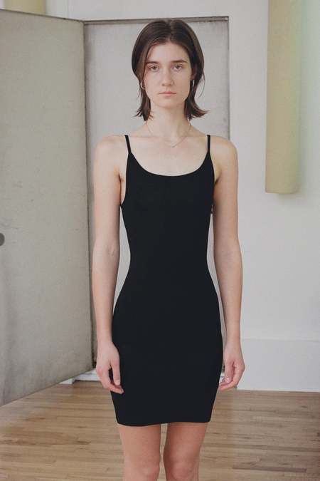 Baserange Slip Dress - Black