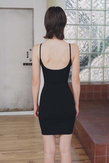 Baserange Slip Dress - Black