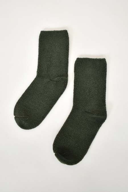 Baserange Buckle Overankle Socks - Selva Green