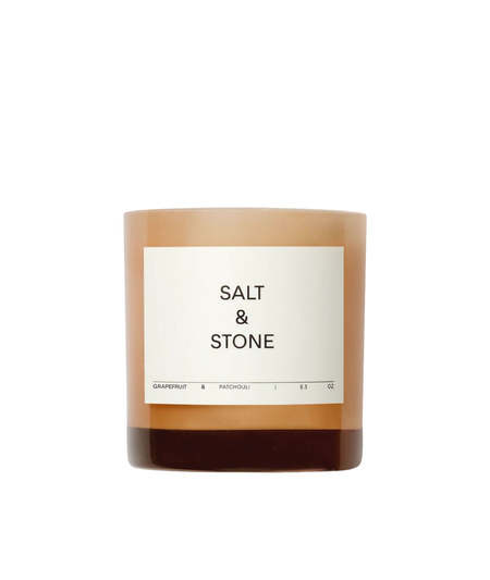 Salt and Stone Candle - Grapefruit & Hinoki