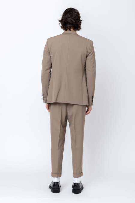 AMI Carott Fit Trousers - Taupe