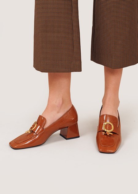 Suzanne Rae Feminist Loafer - Caramel Brown