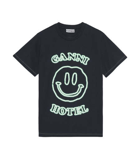 Ganni Hotel T-Shirt - Sky Captain