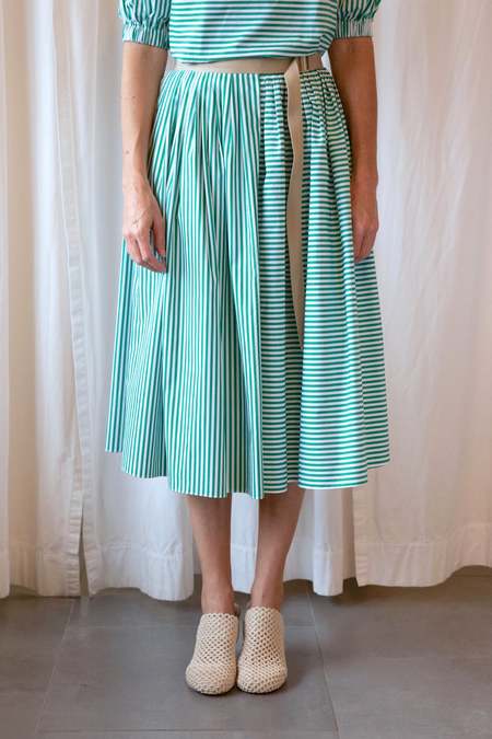 Rachel Comey Ibis Skirt - Green Stripes