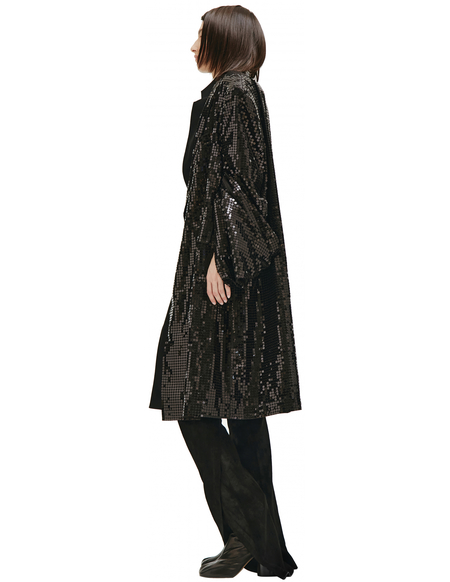 Junya Watanabe Sequins Coat - black