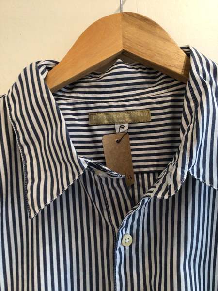 [Pre-Loved] Pipsqueak Chapeau Painter Shirt - Blue/White Stripe