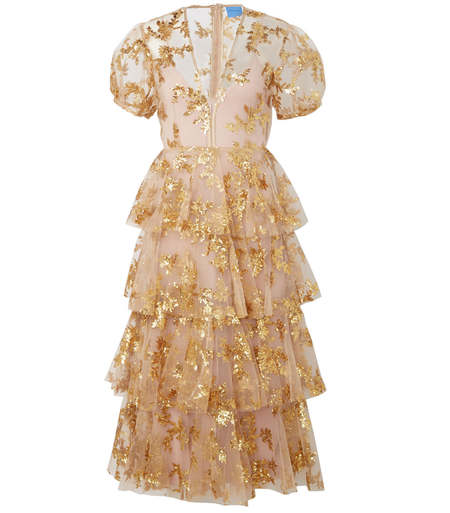 Macgraw Parody Dress - Gold