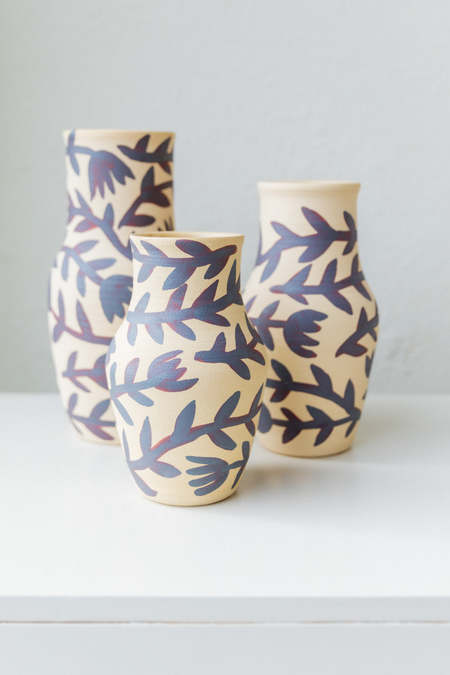 Heidi Anderson Medium Floral Pattern Vase
