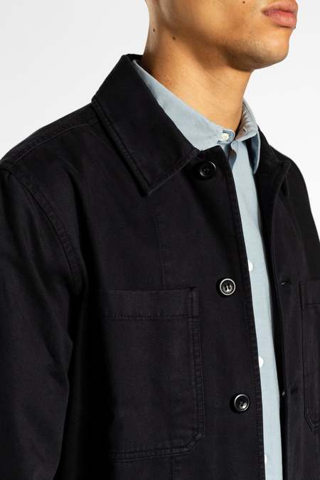 Norse Projects Tyge Broken Twill Overshirt - Navy