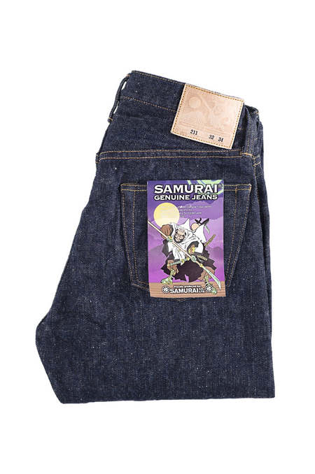 Samurai Jeans 17OZ BENKEI DENIM STRAIGHT TAPERED JEAN - Indigo