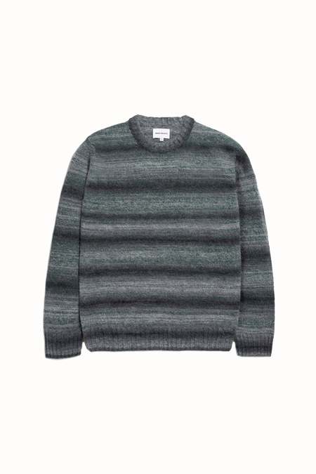 Norse Projects Sigfred Space Dye Sweater - Medium Grey