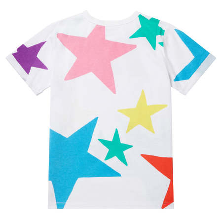 Kids Stella McCartney Child T shirt - White With Pop Stars Print