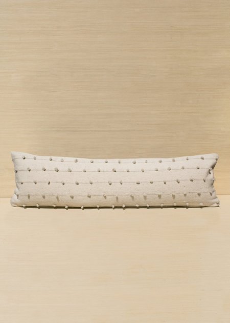 Territory Lumbar Loops Pillow - Cream