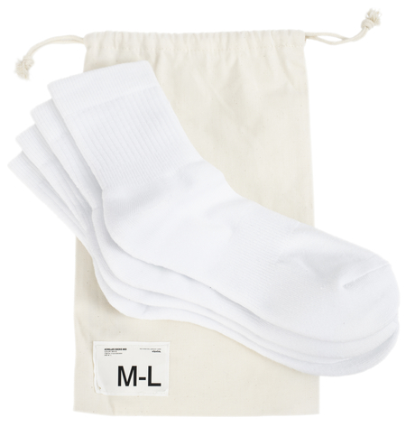 Visvim Two-Pack Sport Achilles Socks - white