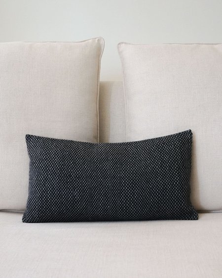 VOZ Apparel Lineas Lumbar Pillow - Charcoal