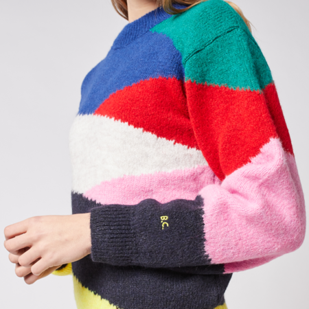 Kids Bobo Choses  Print Knit Sweater - Multicolor 